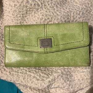 Wallet lime green